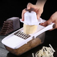 8 IN 1 Multi-Function Vegetable Blades With Box Food Slicer Food Grater