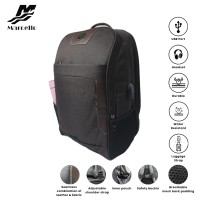 MARCELLO Multifunctional Laptop Backpack with USB Charging & Headphone Port (1") MC09-M18136