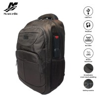 MARCELLO Multifunctional Laptop Backpack with USB Charging & Headphone Port (1") MC09-M18263