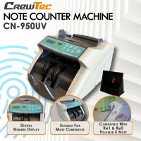 CrewTec CN-950UV Note Counter Money Cash Counter Machine | CrewTec CN-950UV Note Counting Machine