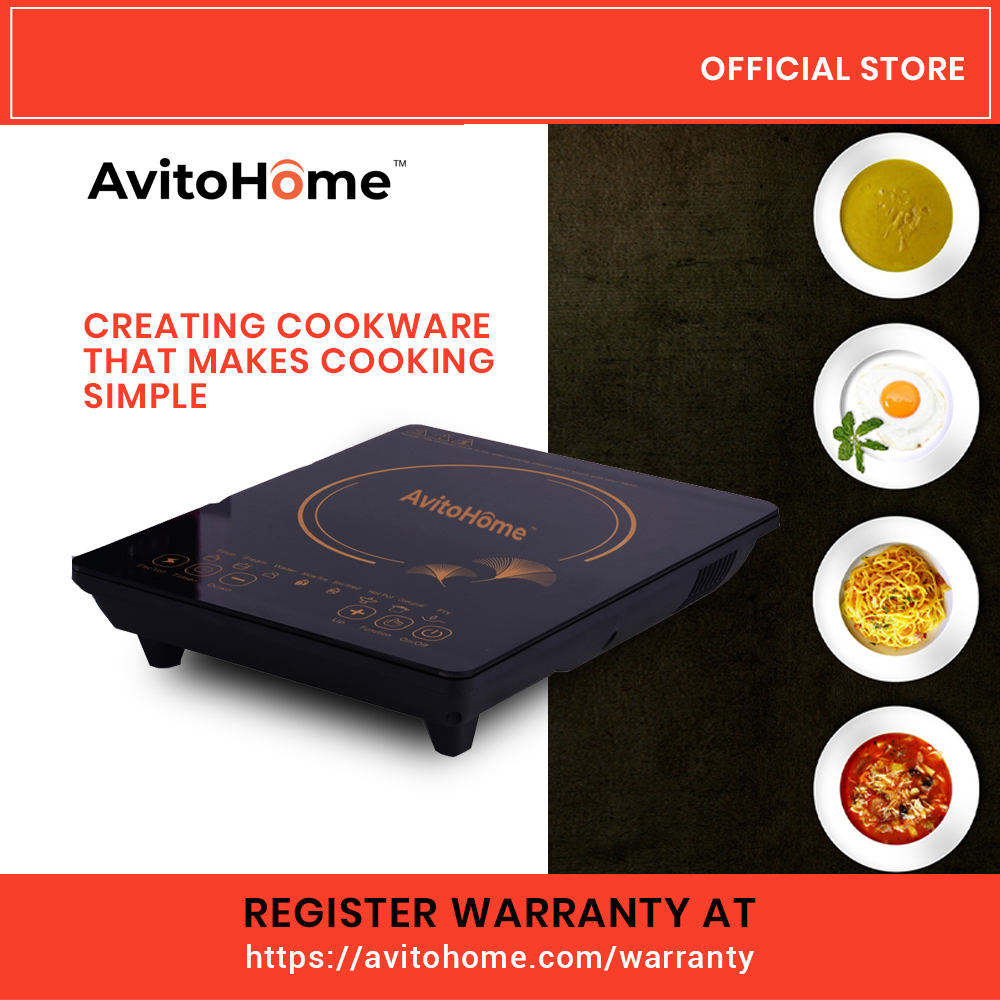 [Avitohome.com] Induction Cooker 2200W | Tocuh Screen Tempered Glass Induction Cooker  | High Power Induction Cooker