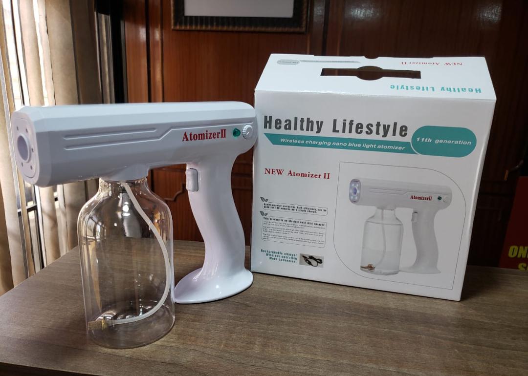 ATOMIZER 800ML Portable Electric Sanitizer Sprayer Blue Light