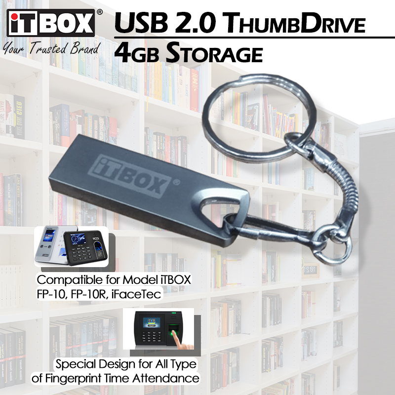 iTBOX USB 2.0 Thumb Drive 4GB (High Speed) | iTBOX Pendrive 4GB