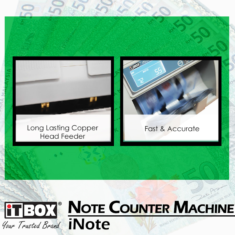 iTBOX iNote Note Counter Money Cash Counter Machine