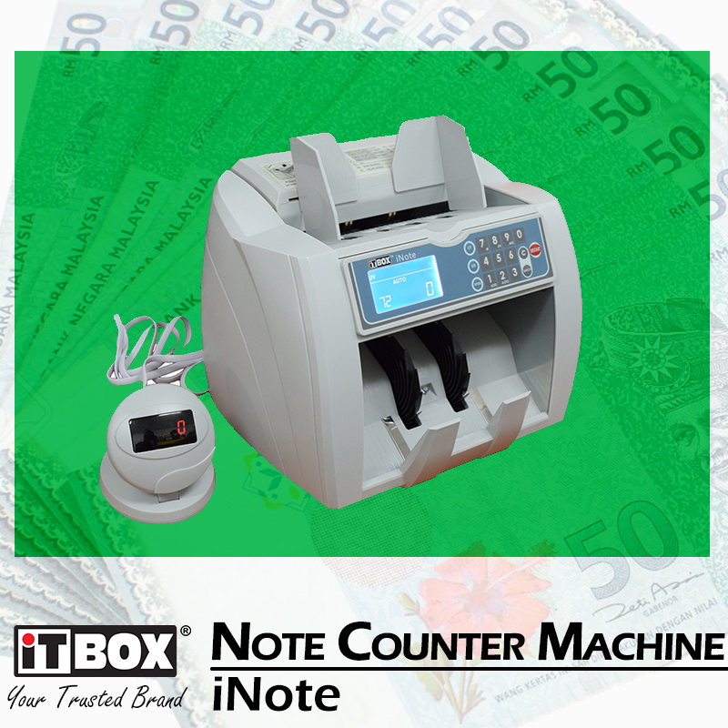 iTBOX iNote Note Counter Money Cash Counter Machine