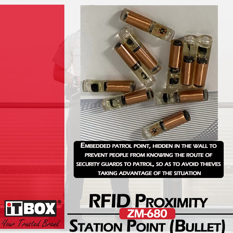 iTBOX 680 RFID Security Station Bullet Point | Guard Patrol System Clocking Point iTBOX 680