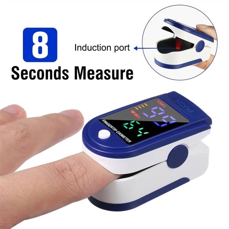 Pulse Oximeter Blood Oxygen Oximeter Portable Oximeter Fingertip Oximeter Spo2 Oxygen Monitor