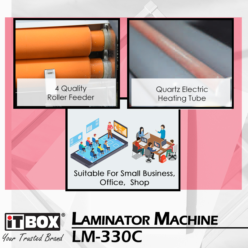 iTBOX Laminating Machine A4 A3 Size LM-300C | Laminator | Hot Laminating | Mesin Plastic Laminate
