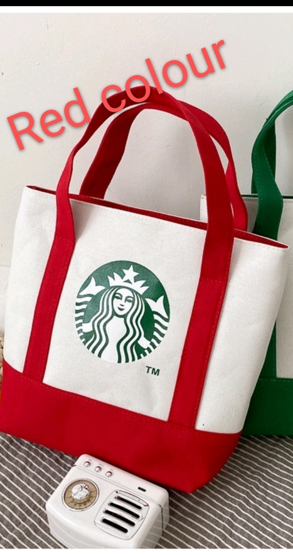 New Korean Style Star Bag Canvas Friendly Cup Bag Casual Canvas Handbag