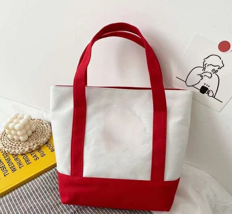 New Korean Style Star Bag Canvas Friendly Cup Bag Casual Canvas Handbag
