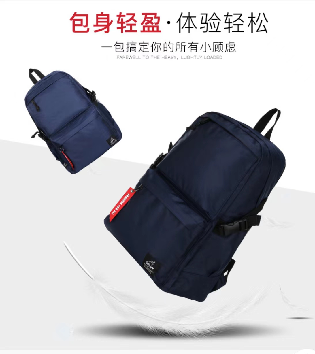 Waterproof Unisex Big Capacity Waterproof Business Laptop Backpack Bag