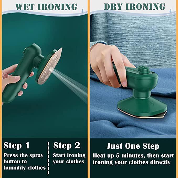 Portable Iron Travel Iron Portable Rotary Steam Iron Hand-held Mini Iron Household Iron Wet