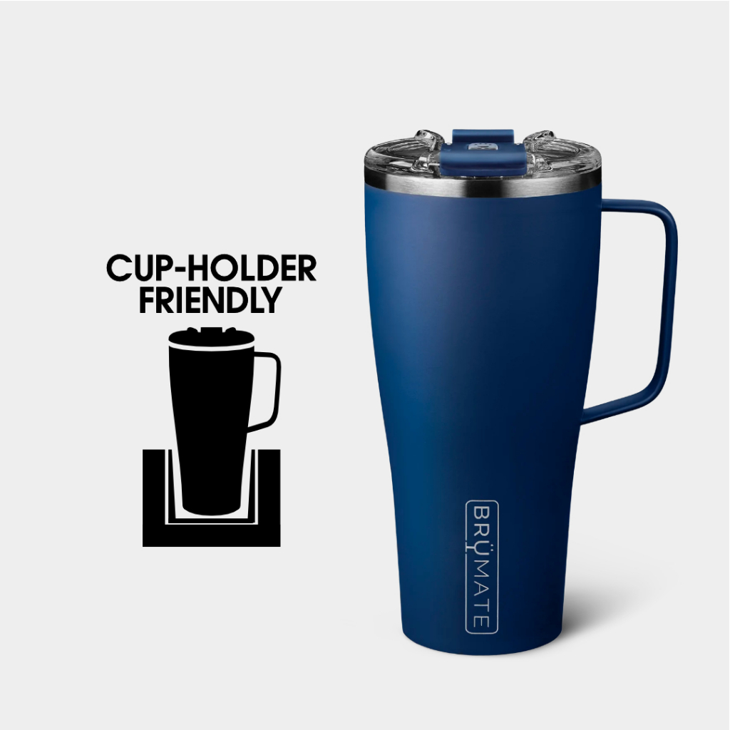 BrüMate TODDY Triple-Insulated Tumbler, Stainless Steel Tea & Coffee Mug  650mL/22oz
