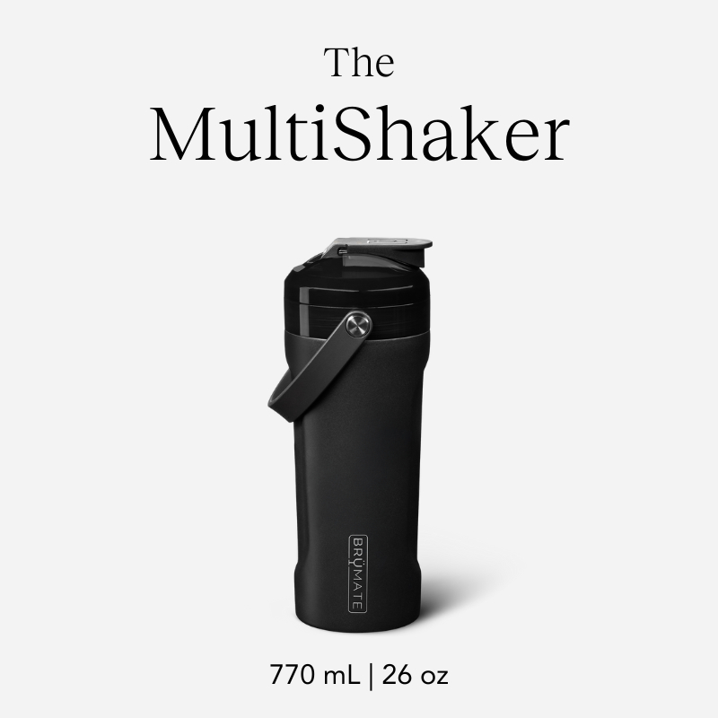 BrüMate MULTISHAKER, Triple Insulated & Leakproof Shaker Bottle - 770mL/26oz (Mauve Camo)
