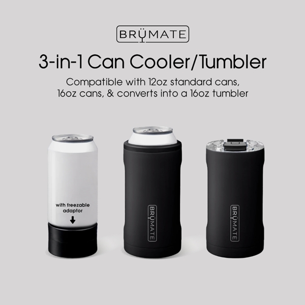 BrüMate HOPSULATOR TRIO Triple-Insulated Tumbler & Can Cooler - 473mL/16oz, 355mL/12oz